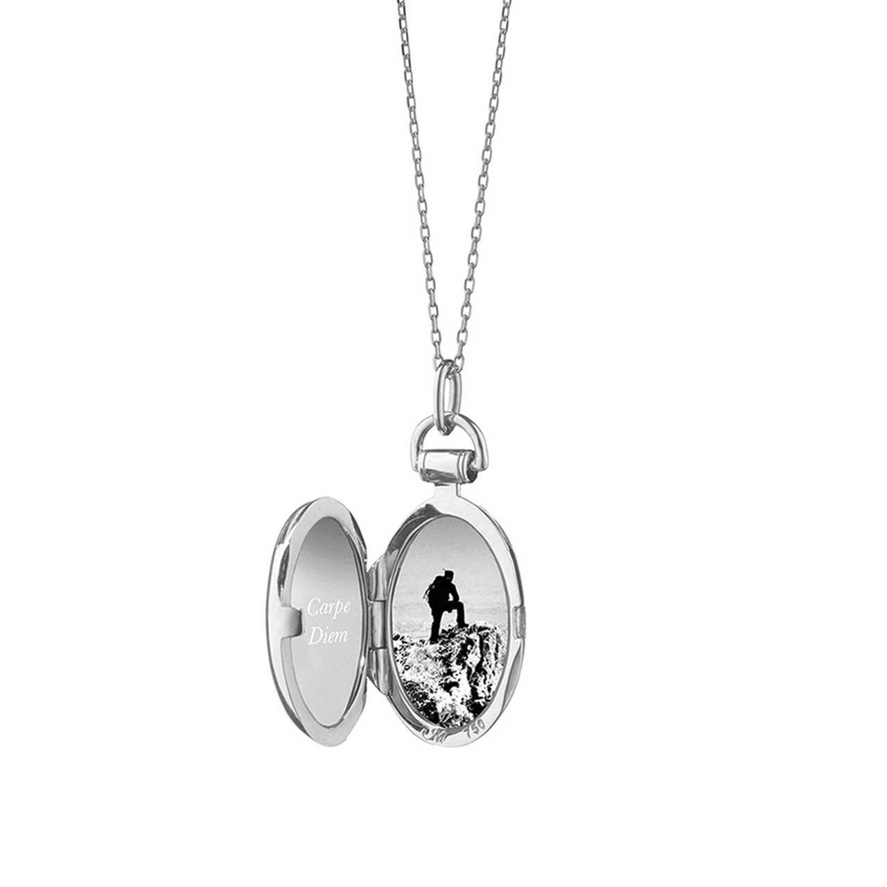 Petite cheap silver necklace